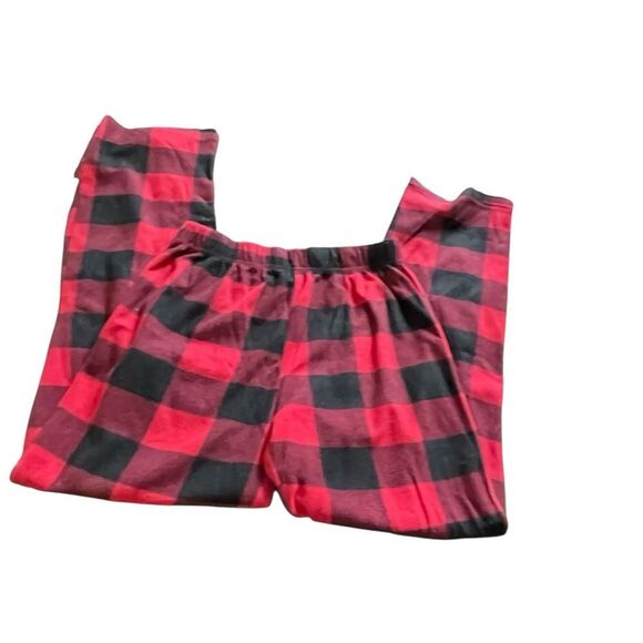 Mission Ridge men’s size medium Red and Black Plaid Pajamas excellent condition - Picture 1 of 2
